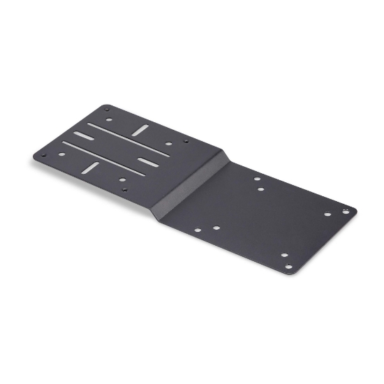 Picture of StarTech.com VESA Mounting Bracket for NUC/Thin Clients or Laptop Docking Stations, VESA 75x75/100x100 Compatible Extension Plate For Mini PC