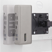 Picture of StarTech.com VESA Mounting Bracket for NUC/Thin Clients or Laptop Docking Stations, VESA 75x75/100x100 Compatible Extension Plate For Mini PC