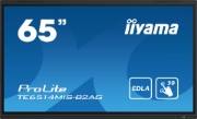Picture of iiyama PROLITE TE6514MIS-B2AG Digital signage flat panel 165.1 cm (65") LCD Wi-Fi 435 cd/m² 4K Ultra HD Black Touchscreen Built-in processor Android 24/7