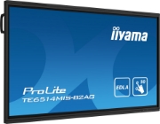 Picture of iiyama PROLITE TE6514MIS-B2AG Digital signage flat panel 165.1 cm (65") LCD Wi-Fi 435 cd/m² 4K Ultra HD Black Touchscreen Built-in processor Android 24/7