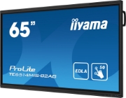 Picture of iiyama PROLITE TE6514MIS-B2AG Digital signage flat panel 165.1 cm (65") LCD Wi-Fi 435 cd/m² 4K Ultra HD Black Touchscreen Built-in processor Android 24/7