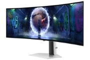 Picture of Samsung G93SD computer monitor 124.5 cm (49") 5120 x 1440 pixels Dual QHD OLED Silver