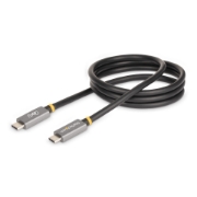 Picture of StarTech.com 3ft (1m) USB4 Cable, USB-IF Certified USB-C Cable, 40 Gbps, USB Type-C Data Transfer Cable, 100W Power Delivery, 8K 60Hz, Compatible w/Thunderbolt 4/3/USB 3.2