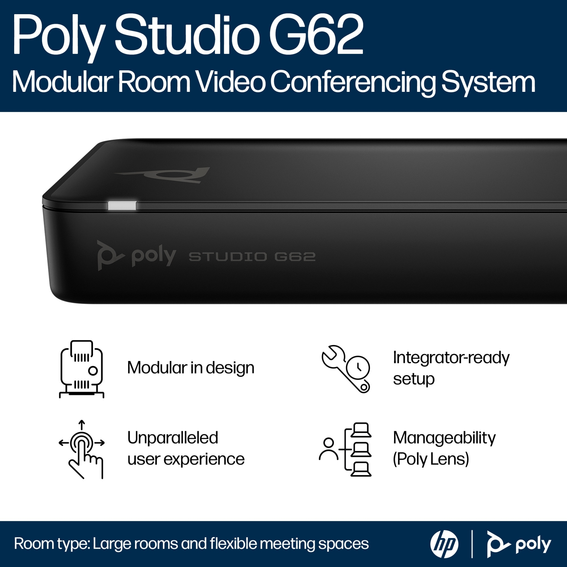 Logitech G62 POLY Studio G62 Video Conferencing System - Zondox