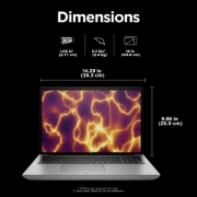 Picture of HP ZBook Fury 16 G11 Intel® Core™ i9 i9-13950HX Mobile workstation 40.6 cm (16") WQUXGA 32 GB DDR5-SDRAM 1 TB SSD NVIDIA Quadro RTX 4000 Wi-Fi 7 (802.11be) Windows 11 Pro Grey