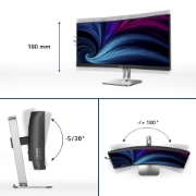 Picture of Philips 5000 series 34B2U5600C/00 computer monitor 86.4 cm (34") 3440 x 1440 pixels Dual QHD LCD Grey