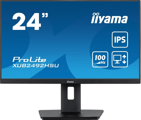 Picture of iiyama XUB2492HSU-B6 computer monitor 60.5 cm (23.8") 1920 x 1080 pixels Full HD LED Black