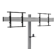 Picture of B-Tech SYSTEM X - Universal Twin Screen VC Stand (VESA 600 x 400) - 1.8m