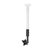 Picture of B-Tech Flat Screen Ceiling / Desk Mount with Tilt & Swivel (VESA 100) - 1m Ø50mm Pole