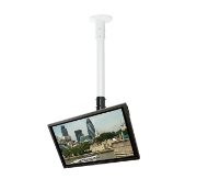 Picture of B-Tech Flat Screen Ceiling / Desk Mount with Tilt & Swivel (VESA 100) - 1m Ø50mm Pole