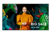 Picture of Samsung QB43C Digital signage flat panel 109.2 cm (43") LCD Wi-Fi 350 cd/m² 4K Ultra HD Black Built-in processor Tizen 7.0 16/7