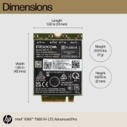 Picture of HP XMM 7560 R+ LTE-Advanced Pro WWAN