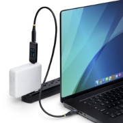 Picture of StarTech.com USB-C Power Tester, Digital Multimeter, Bi-Directional Voltage and Current Meter, Up to 240W PD EPR, Portable USB-C Cable and Port Power Meter Tester