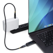 Picture of StarTech.com USB-C Power Tester, Digital Multimeter, Bi-Directional Voltage and Current Meter, Up to 240W PD EPR, Portable USB-C Cable and Port Power Meter Tester