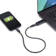 Picture of StarTech.com USB-C Power Tester, Digital Multimeter, Bi-Directional Voltage and Current Meter, Up to 240W PD EPR, Portable USB-C Cable and Port Power Meter Tester
