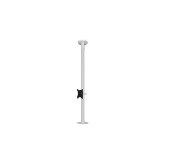 Picture of B-Tech SYSTEM V - CCTV Ceiling Mount for a VESA 100 Fixed Screen and Dome Surveillance Camera - 1m Ø38mm Pole