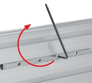 Picture of B-Tech System X Horizontal Rail Extension Kit
