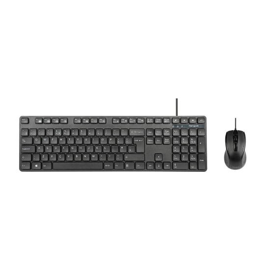 Picture of Targus AKM622FR keyboard Mouse included Universal USB AZERTY French Black