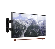Picture of B-Tech Ultra-slim Double Arm Flat Screen Wall Mount with Tilt & Swivel (VESA 600 x 400)