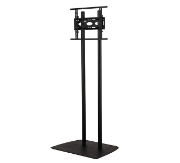 Picture of B-Tech Universal Flat Screen Floor Stand (VESA 600 x 400) - Twin 1.8m Ø50mm Poles