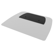 Picture of B-Tech Universal Flat Screen Floor Stand (VESA 600 x 400) - Twin 1.8m Ø50mm Poles