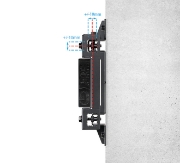 Picture of B-Tech SYSTEM X - Adjustable Height and Depth Rail Mounting Bracket