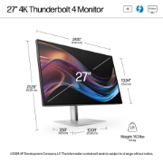 Picture of HP Series 7 Pro 27 inch 4K Thunderbolt 4 Monitor - 727pk