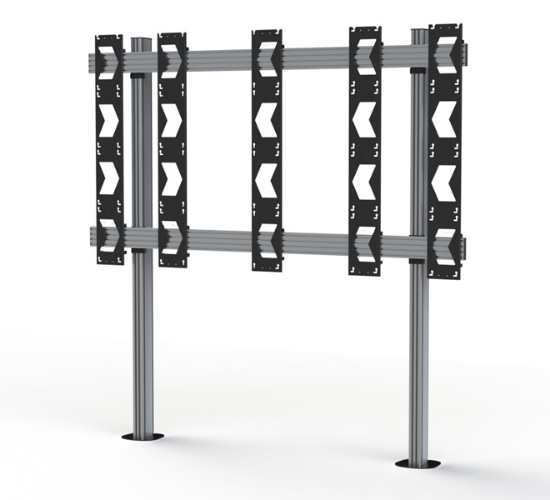 Picture of B-Tech SYSTEM X - Bolt-Down Stand for Unilumin UpanelS 4x4 DVLED Videowalls
