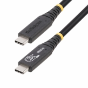 Picture of StarTech.com 1m (3.3ft) USB4 Cable, USB-IF Certified USB-C Cable, 40Gbps, 240W Power Delivery PD 3.1 EPR, 8K 60Hz, USB Type-C Data Transfer Cable/Cord, Compatible w/Thunderbolt/USB 3.2 Ports