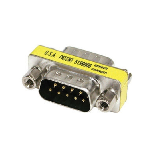 Picture of C2G DB9 M/M Mini Gender Changer DB9M Silver