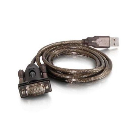 Picture of C2G 26887 serial cable Black 1.5 m USB DB9