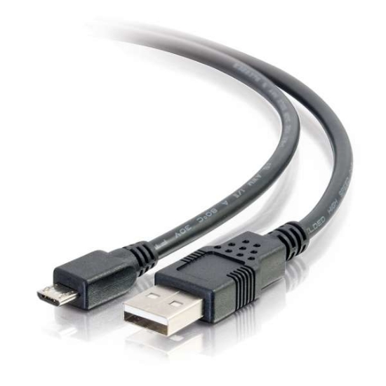 Picture of C2G 27395 USB cable USB 2.0 4.6 m USB A Micro-USB B Black