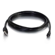 Picture of C2G 27395 USB cable USB 2.0 4.6 m USB A Micro-USB B Black