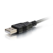 Picture of C2G 27395 USB cable USB 2.0 4.6 m USB A Micro-USB B Black