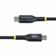 Picture of StarTech.com 4m USB-C Charging Cable, USB-IF Certified USB C Cable, 240W PD EPR, USB 2.0 Type-C Laptop Charger Cord, USB-C Data Transfer Cable, TPE Jacket, M/M