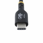 Picture of StarTech.com 4m USB-C Charging Cable, USB-IF Certified USB C Cable, 240W PD EPR, USB 2.0 Type-C Laptop Charger Cord, USB-C Data Transfer Cable, TPE Jacket, M/M