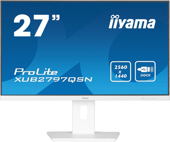 Picture of iiyama G-MASTER XUB2797QSN-W2 computer monitor 68.6 cm (27") 2560 x 1440 pixels 4K Ultra HD LED White