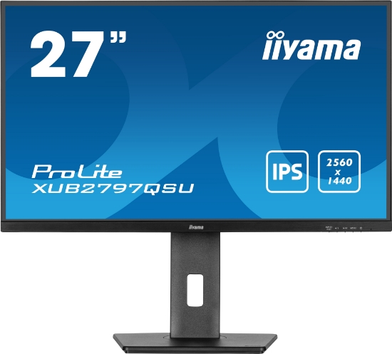 Picture of iiyama ProLite XUB2797QSU-B2 computer monitor 68.6 cm (27") 2560 x 1440 pixels 4K Ultra HD LED Black
