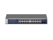 Picture of NETGEAR GS724Tv6 Managed L2+/L3 Gigabit Ethernet (10/100/1000) 1U Blue, Grey