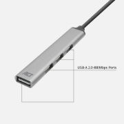 Picture of ACT USB-A hub 2.0, 4 port USB-A