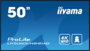 Picture of iiyama LH5060UHS-B1AG Signage Display Digital A-board 125.7 cm (49.5") LED Wi-Fi 500 cd/m² 4K Ultra HD Black Built-in processor Android 11 24/7