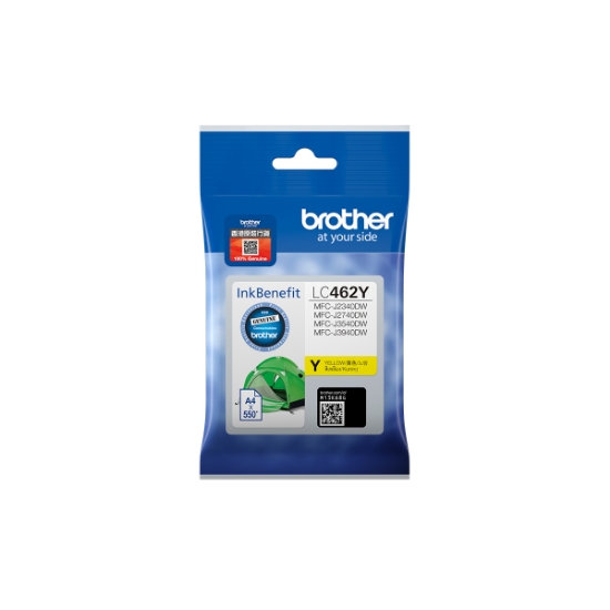 Picture of Brother LC462Y ink cartridge 1 pc(s) Original Standard Yield Yellow