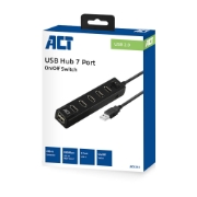 Picture of ACT USB hub 7 port, on/off switch