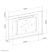 Picture of Neomounts WL15-660WH1 Tablet wall mount 12.9" - lockable