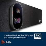 Picture of POLY Studio X70 All-In-One Video Bar with TC8 Controller Kit