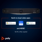 Picture of POLY Studio X70 All-In-One Video Bar with TC8 Controller Kit