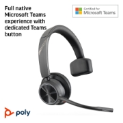 Picture of POLY Voyager 4310 Microsoft Teams Certified USB-C Headset +BT700 dongle