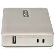 Picture of StarTech.com USB C Dock - USB-C to DisplayPort 4K 30Hz or VGA - 65W USB Power Delivery Charging - 4-Port USB 3.1 Gen 1 Hub - Universal USB-C Laptop Docking Station w/ Ethernet
