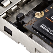 Picture of StarTech.com M.2 NVMe SSD to PCIe x4 Mobile Rack/Backplane with Removable Tray for PCI Express Expansion Slot, Tool-less Installation, PCIe 4.0/3.0 Hot-Swap Drive Bay, Key Lock - 2 Keys Included