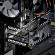 Picture of StarTech.com M.2 NVMe SSD to PCIe x4 Mobile Rack/Backplane with Removable Tray for PCI Express Expansion Slot, Tool-less Installation, PCIe 4.0/3.0 Hot-Swap Drive Bay, Key Lock - 2 Keys Included
